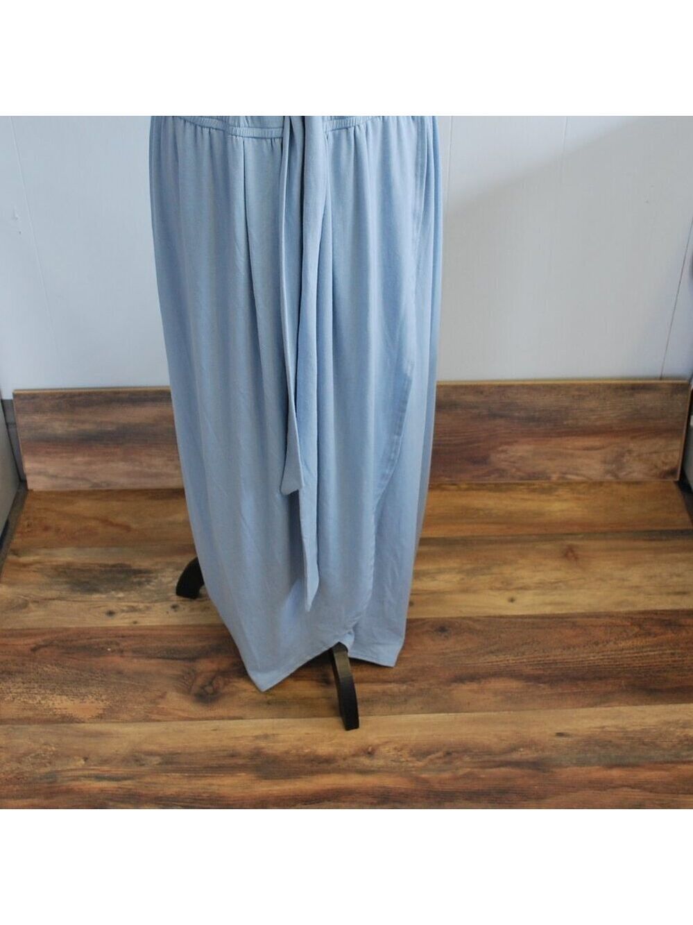 Zenana Casual Super Comfy Stretch Overlap with Tie Maxi Dress XL NWT - Picture 3 of 7